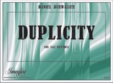 Duplicity Jazz Ensemble sheet music cover